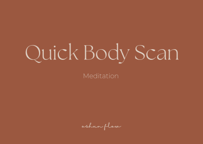 Quick Body Scan