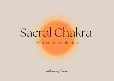 Sacrale Chakra