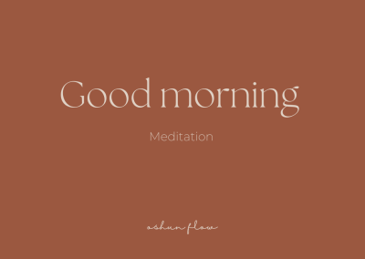 Good Morning Meditation