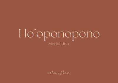 Ho’oponopono